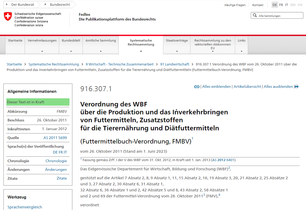 Rechtliche Grundlage